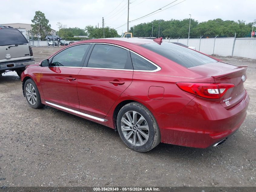 2016 Hyundai Sonata Sport VIN: 5NPE34AF8GH347659 Lot: 39429349