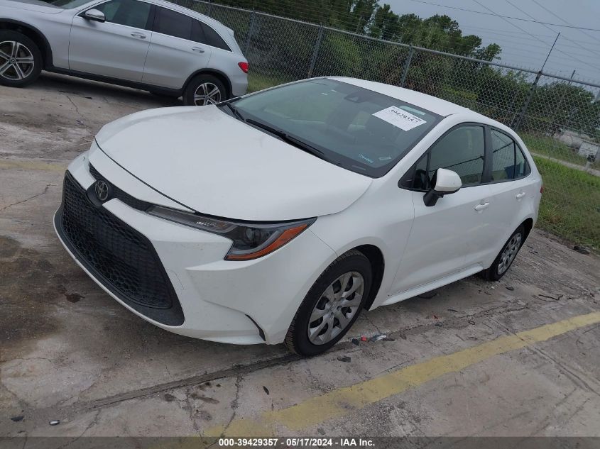 2021 Toyota Corolla Le VIN: JTDEPMAE6MJ187053 Lot: 39429357