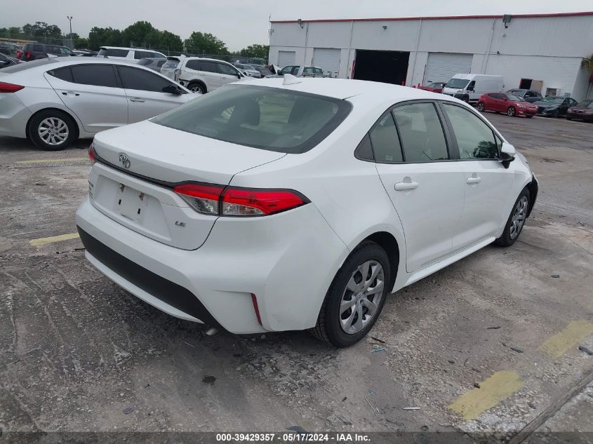 2021 Toyota Corolla Le VIN: JTDEPMAE6MJ187053 Lot: 39429357