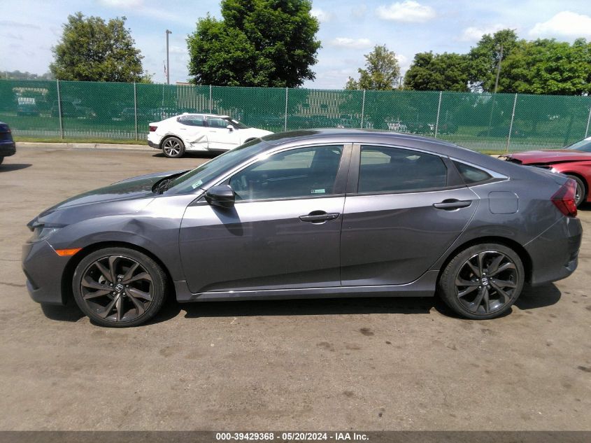 2020 Honda Civic Sport VIN: 2HGFC2F87LH576230 Lot: 39429368