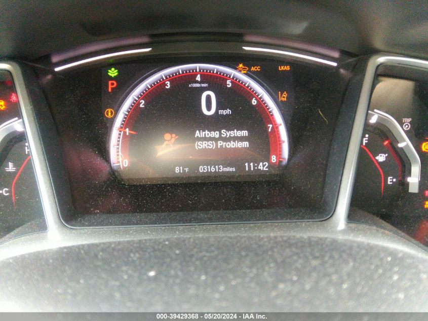 2020 Honda Civic Sport VIN: 2HGFC2F87LH576230 Lot: 39429368