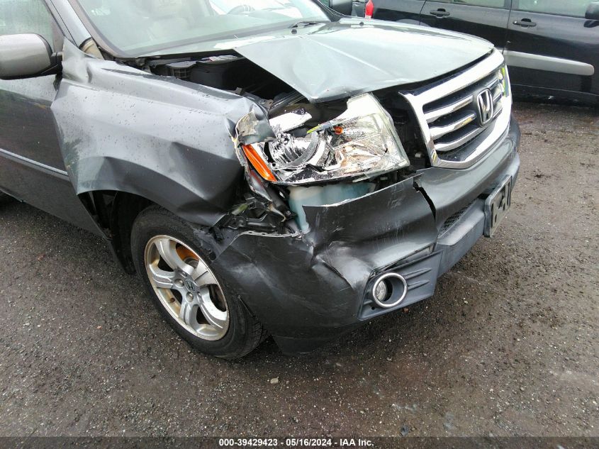 2012 Honda Pilot Ex-L VIN: 5FNYF4H51CB035113 Lot: 39429423