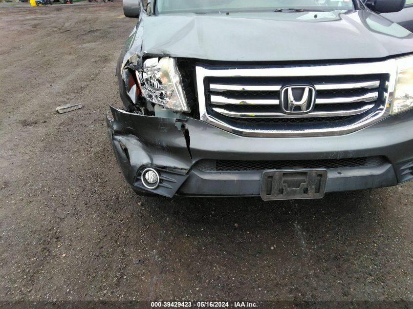 2012 Honda Pilot Ex-L VIN: 5FNYF4H51CB035113 Lot: 39429423