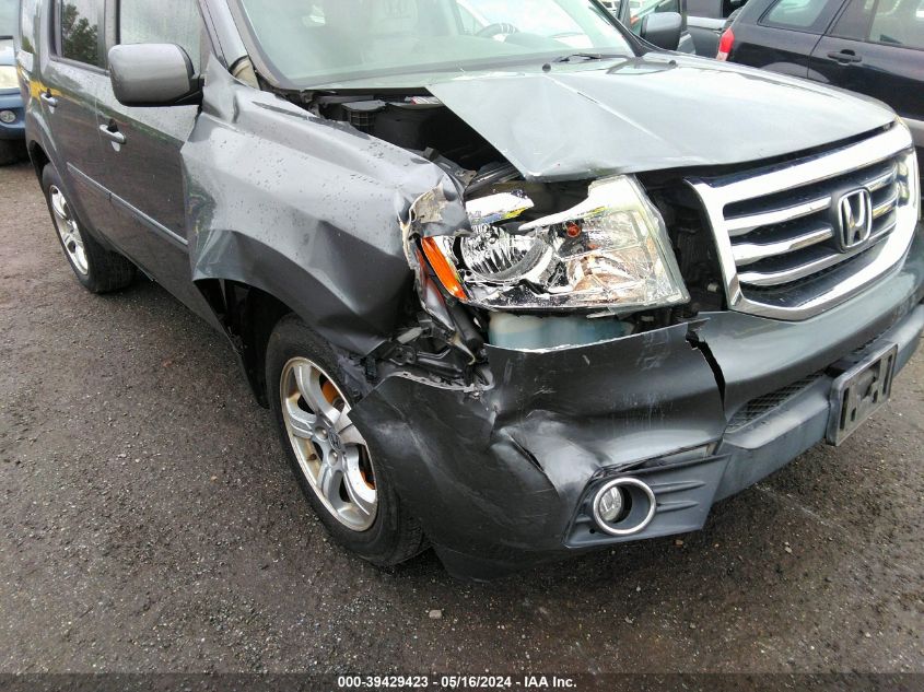 2012 Honda Pilot Ex-L VIN: 5FNYF4H51CB035113 Lot: 39429423
