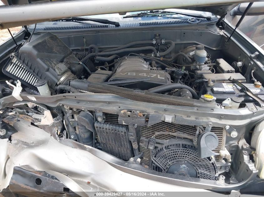 2004 Toyota Sequoia Sr5 V8 VIN: 5TDBT44A34S222593 Lot: 39429427