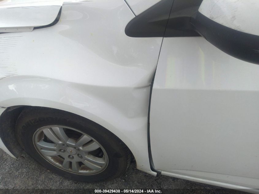 2012 Chevrolet Sonic 2Lt VIN: 1G1JC5SH1C4118687 Lot: 39429438