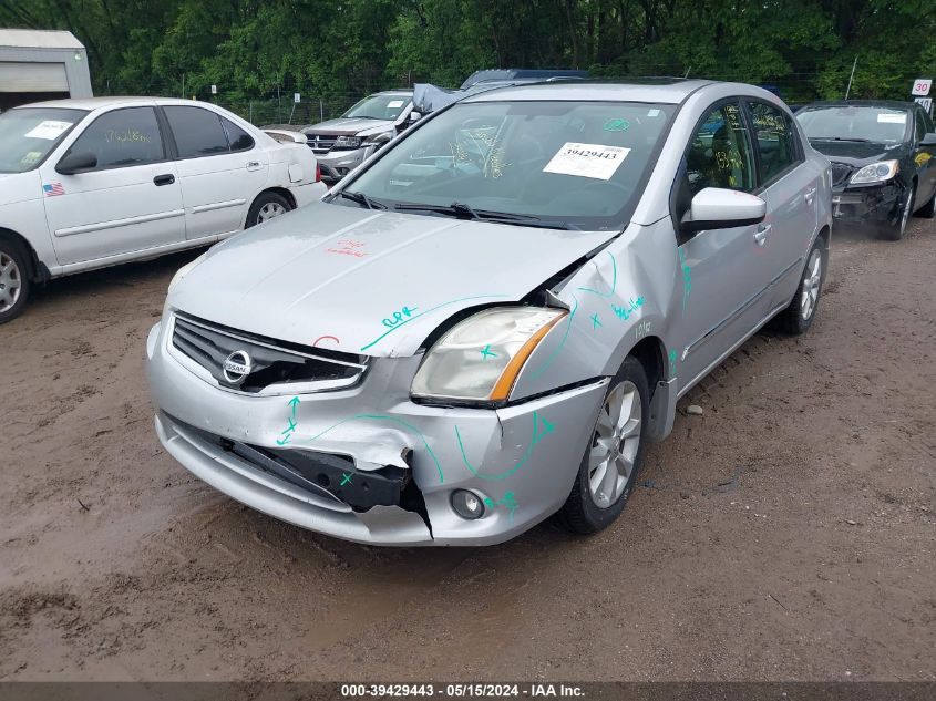 2012 Nissan Sentra 2.0 Sl VIN: 3N1AB6AP9CL765974 Lot: 39429443