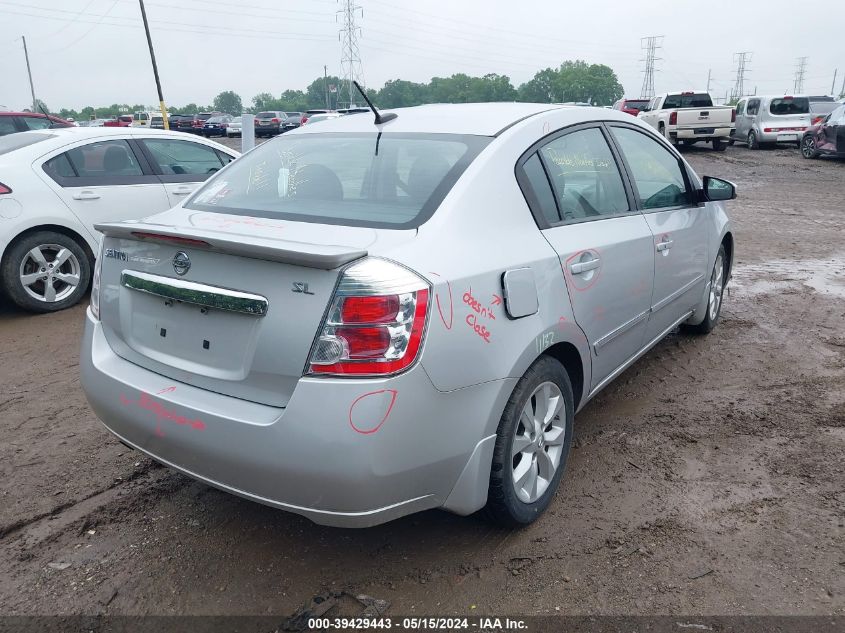 2012 Nissan Sentra 2.0 Sl VIN: 3N1AB6AP9CL765974 Lot: 39429443