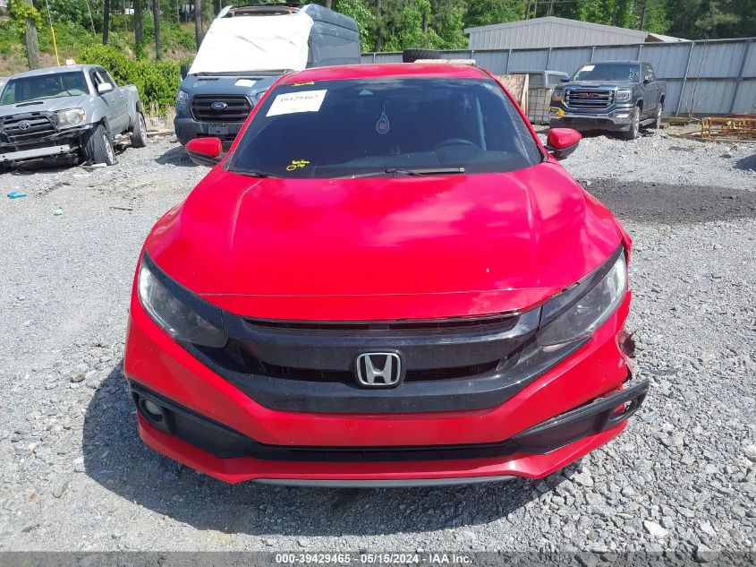 2020 Honda Civic Sport VIN: 2HGFC2F86LH555269 Lot: 39429465