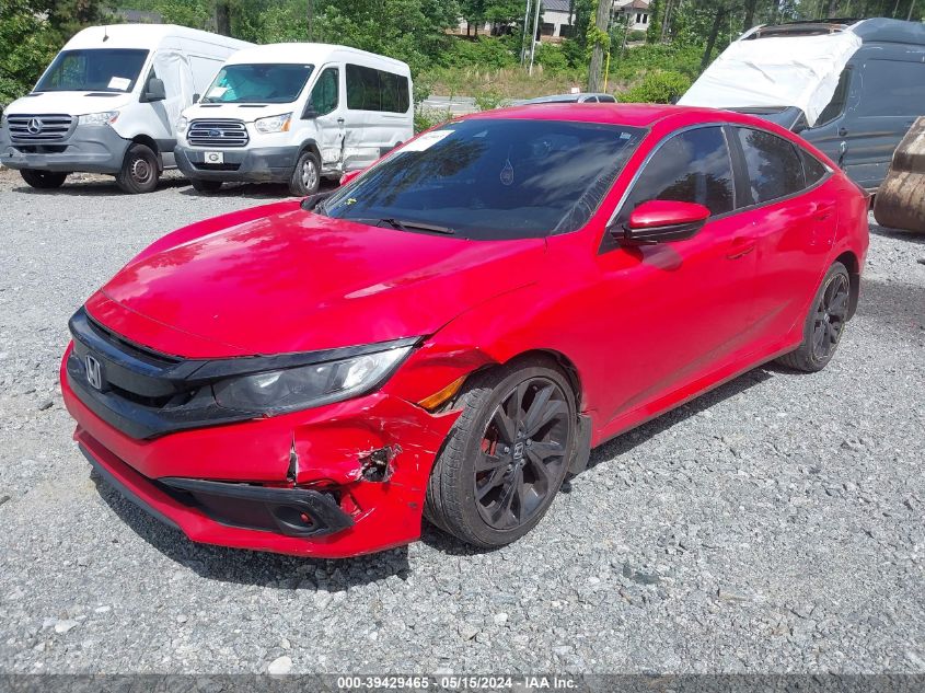 2020 Honda Civic Sport VIN: 2HGFC2F86LH555269 Lot: 39429465