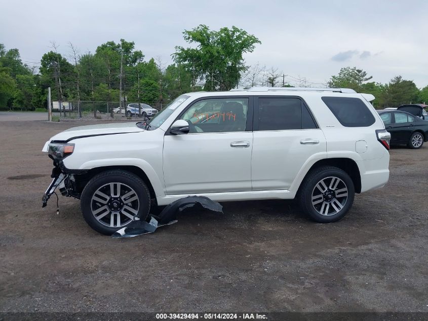 2020 Toyota 4Runner Limited VIN: JTEBU5JRXL5816370 Lot: 39429494