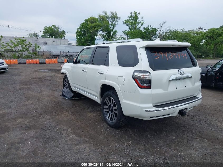 2020 Toyota 4Runner Limited VIN: JTEBU5JRXL5816370 Lot: 39429494