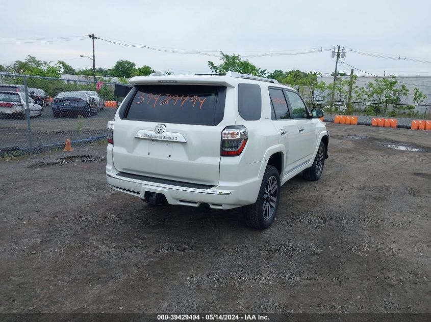 2020 Toyota 4Runner Limited VIN: JTEBU5JRXL5816370 Lot: 39429494