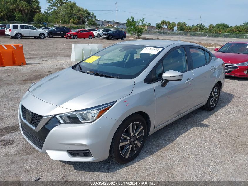 2021 Nissan Versa Sv Xtronic Cvt VIN: 3N1CN8EV0ML850420 Lot: 39429502