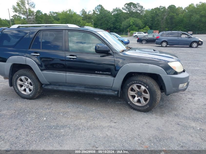 2003 Toyota 4Runner Sr5 Sport V8 VIN: JTEBT14RX30016043 Lot: 39429505