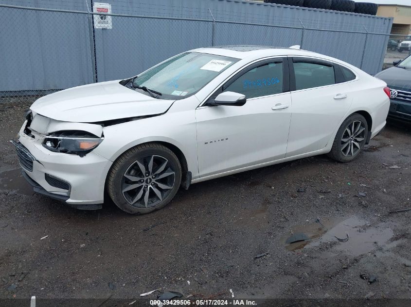 2017 Chevrolet Malibu 1Lt VIN: 1G1ZE5ST3HF116808 Lot: 39429506