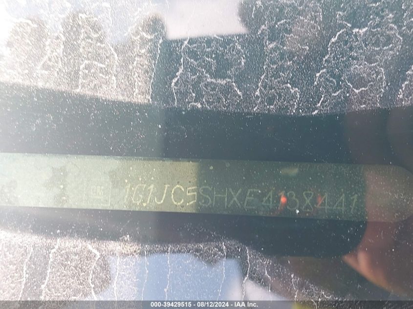 2014 Chevrolet Sonic Lt Auto VIN: 1G1JC5SHXE4138441 Lot: 39429515