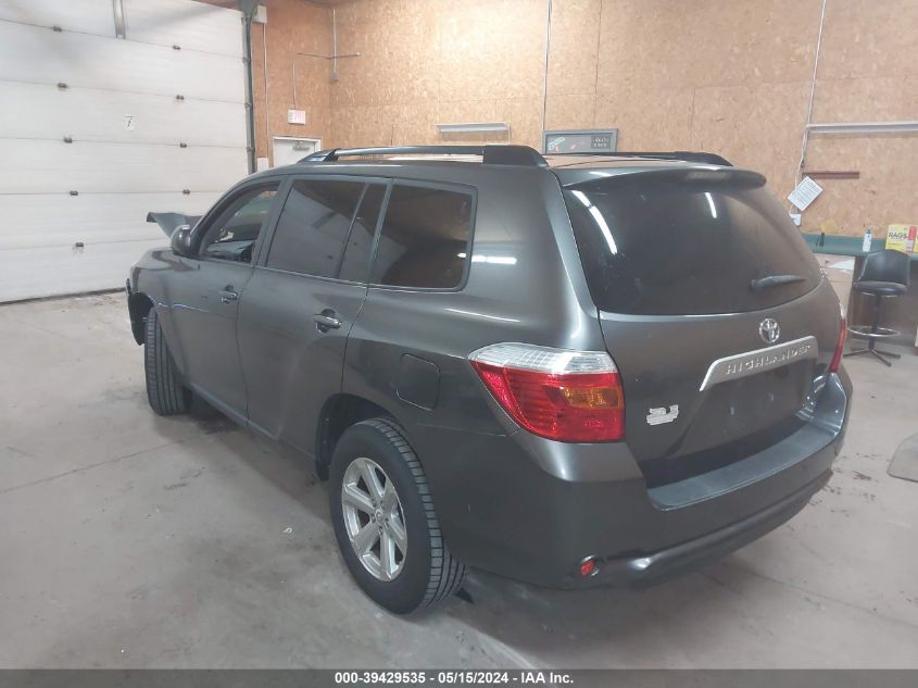 2010 Toyota Highlander VIN: JTEBK3EH2A2165956 Lot: 39429535