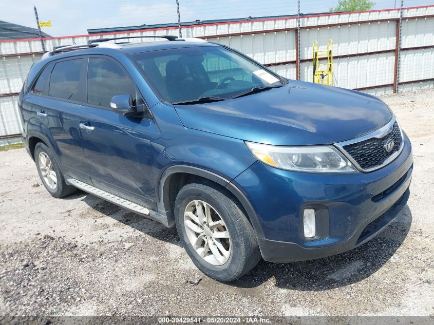 2014 Kia Sorento Lx VIN: 5XYKT3A66EG437541 Lot: 39429541