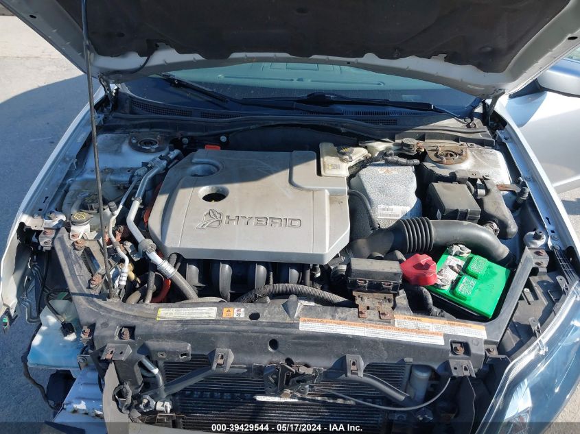 2011 Ford Fusion Hybrid Hybrid VIN: 3FADP0L35BR198988 Lot: 39429544