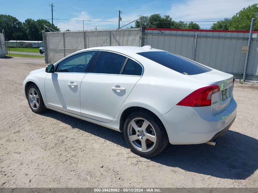 2013 Volvo S60 T5/T5 Platinum/T5 Premier/T5 Premier Plus VIN: YV1612FS4D2210875 Lot: 39429562