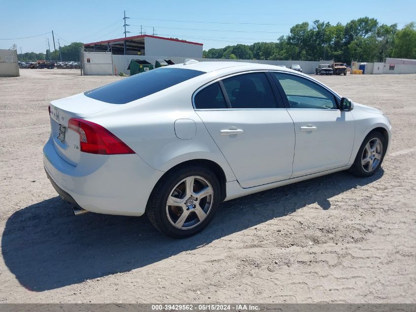 2013 Volvo S60 T5/T5 Platinum/T5 Premier/T5 Premier Plus VIN: YV1612FS4D2210875 Lot: 39429562