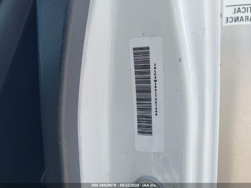 2018 Isuzu Npr Hd VIN: JALC4W160J7007366 Lot: 39429576