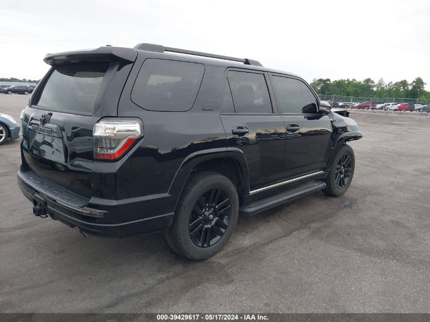 2021 Toyota 4Runner Nightshade Special Edition VIN: JTEJU5JR4M5846848 Lot: 39429617