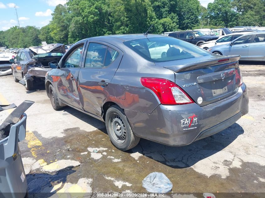 2018 Nissan Versa 1.6 S+ VIN: 3N1CN7AP9JL855743 Lot: 39429623