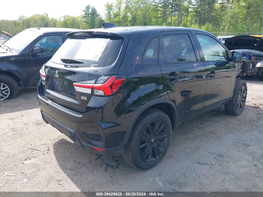 2024 Mitsubishi Outlander Sport 2.0 Le Awc VIN: JA4ARUAU4RU001722 Lot: 39429625