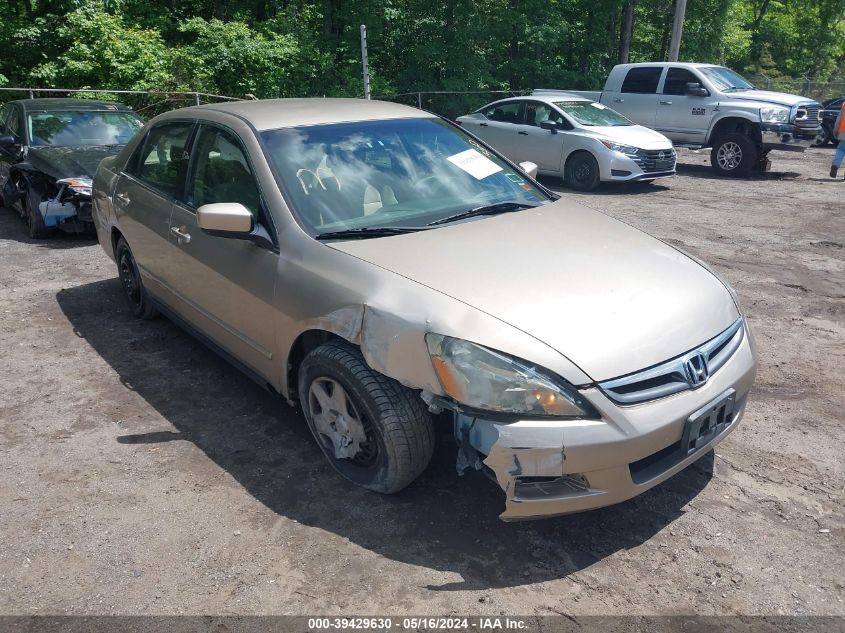 2007 Honda Accord 2.4 Lx VIN: 1HGCM56457A120326 Lot: 39429630