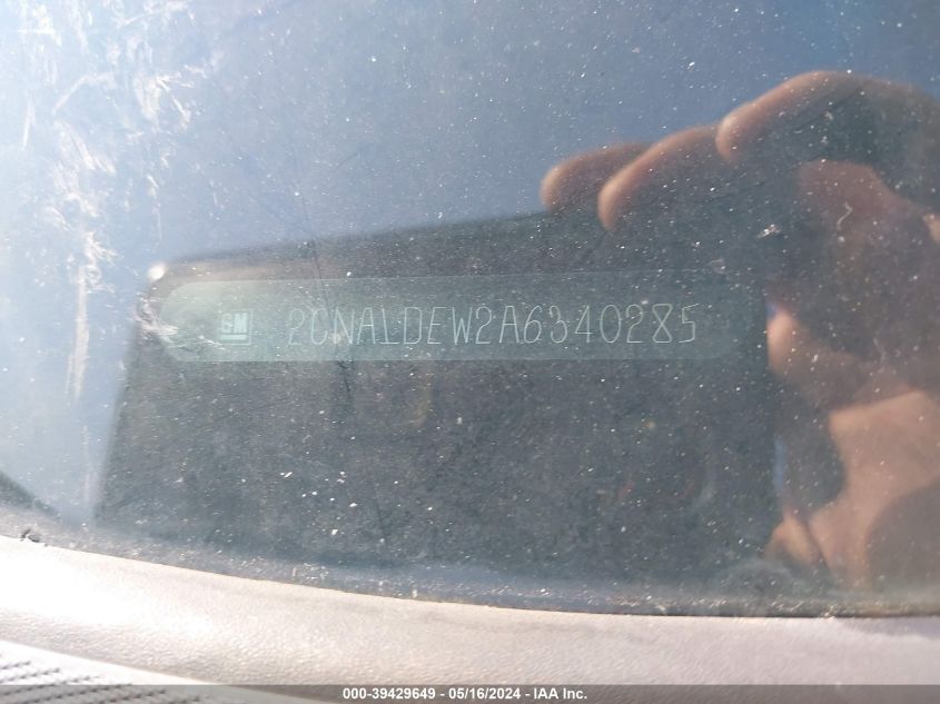 2010 Chevrolet Equinox Lt VIN: 2CNALDEW2A6340285 Lot: 39429649