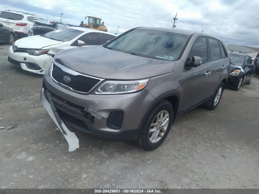 2014 Kia Sorento Lx VIN: 5XYKT3A65EG479991 Lot: 39429651