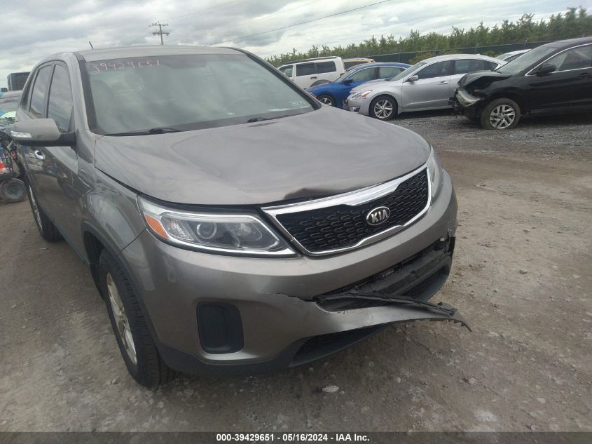 2014 Kia Sorento Lx VIN: 5XYKT3A65EG479991 Lot: 39429651