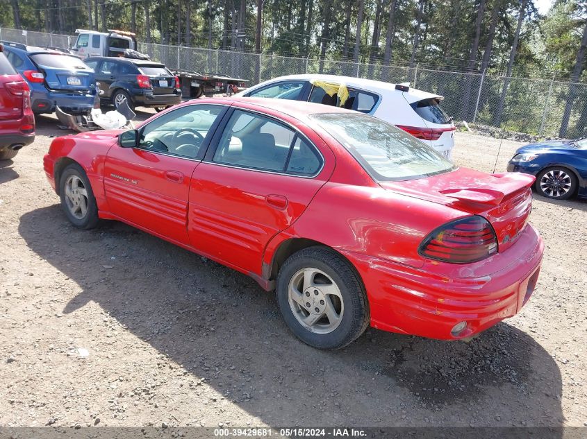 1999 Pontiac Grand Am Se1 VIN: 1G2NE52E9XC511071 Lot: 39429681