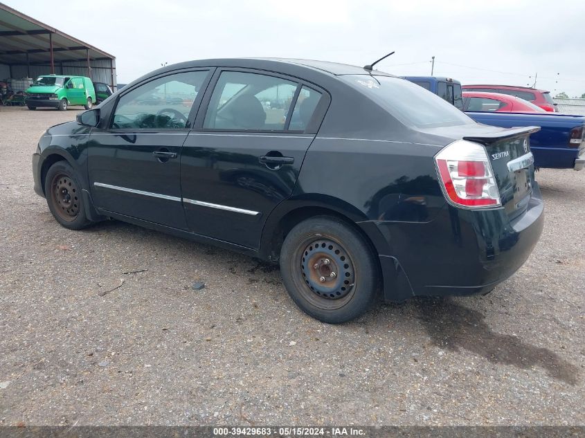 2012 Nissan Sentra 2.0 S VIN: 3N1AB6AP9CL777039 Lot: 39429683