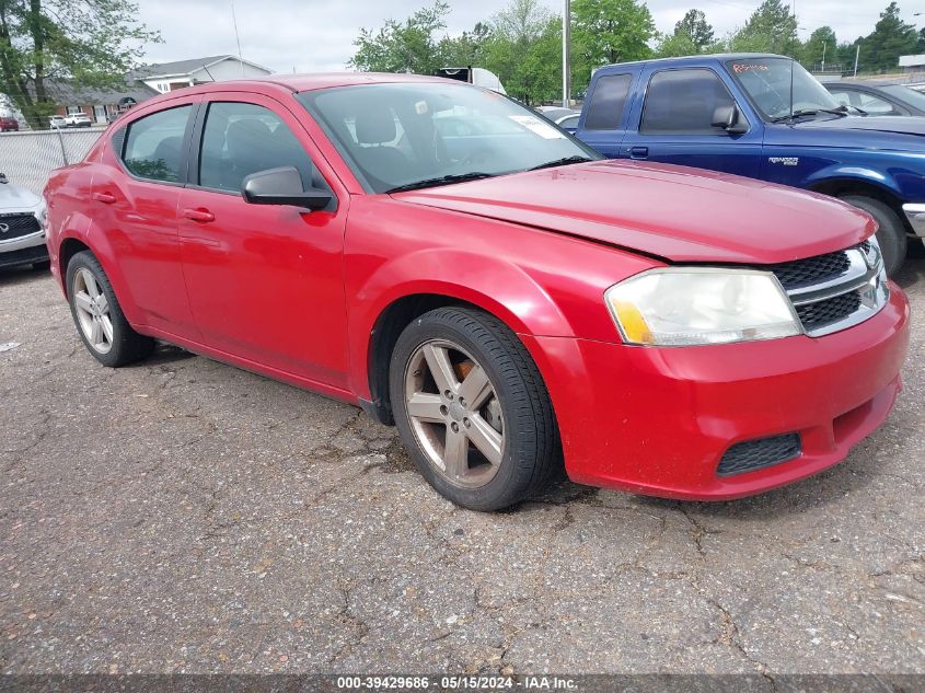 2013 Dodge Avenger Se VIN: 1C3CDZAB5DN680139 Lot: 39429686