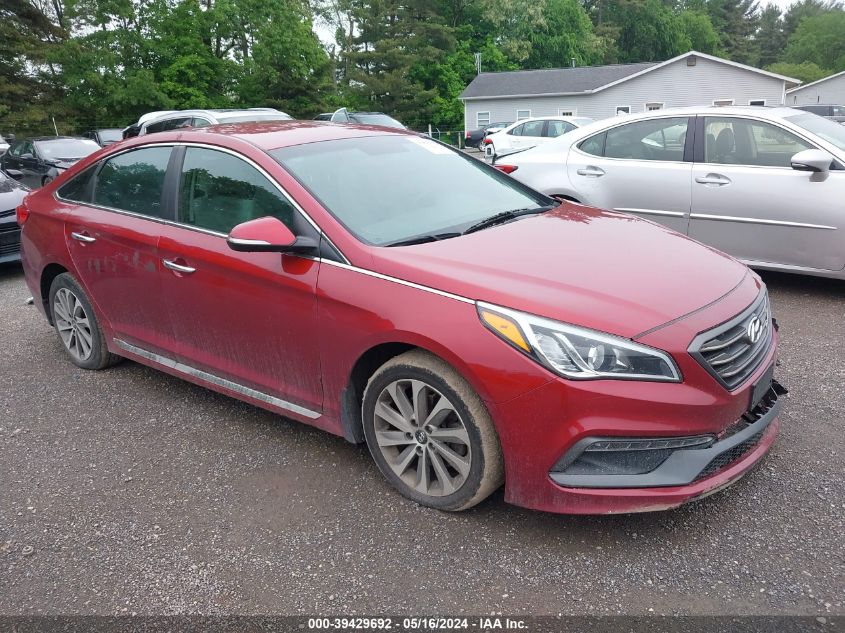 2016 HYUNDAI SONATA SPORT/LIMITED - 5NPE34AF5GH284472