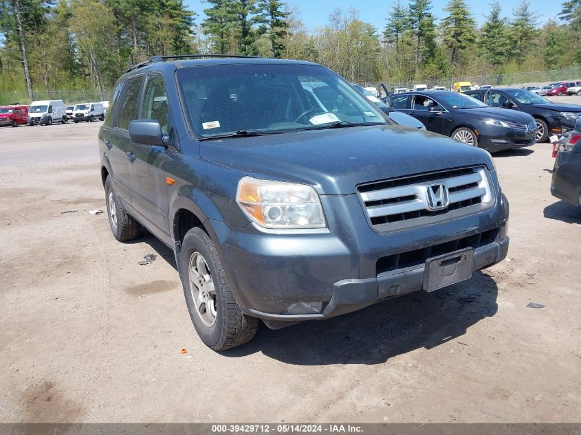 2006 Honda Pilot Ex-L VIN: 5FNYF18736B006880 Lot: 39429712