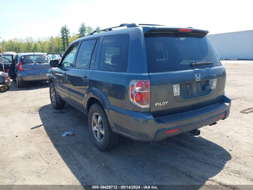 2006 Honda Pilot Ex-L VIN: 5FNYF18736B006880 Lot: 39429712