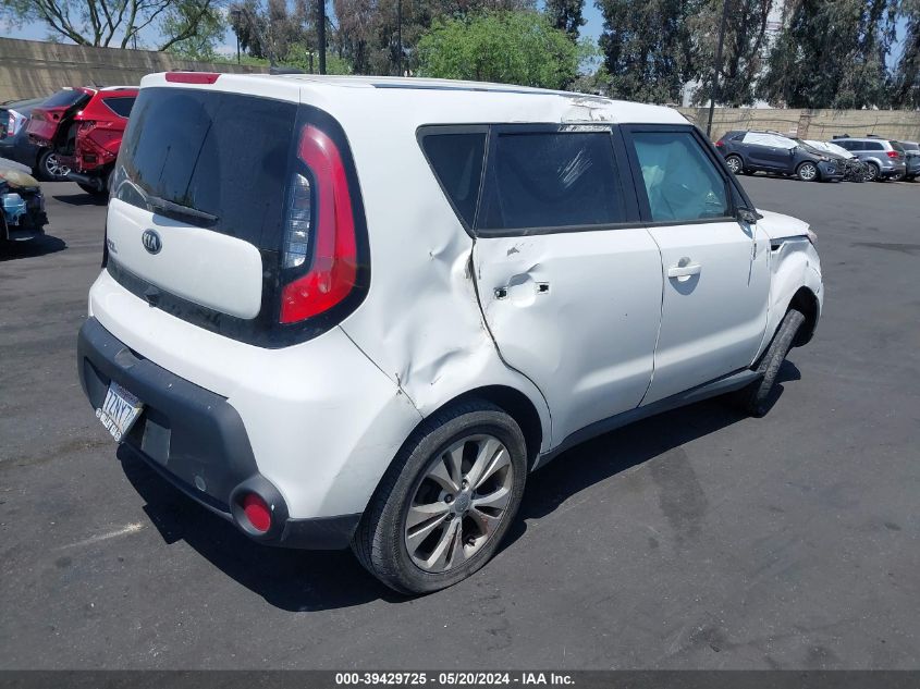 2014 Kia Soul + VIN: KNDJP3A52E7032913 Lot: 39429725