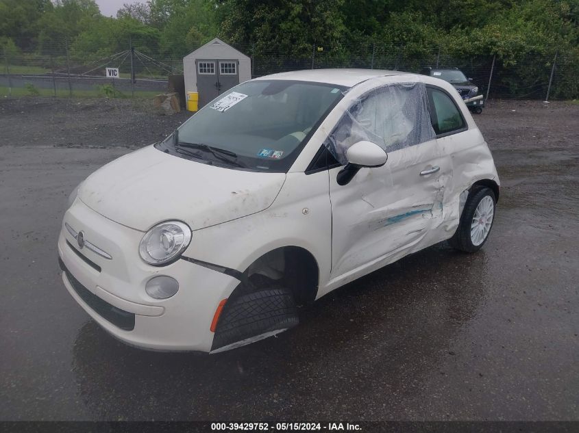 2013 Fiat 500 Pop VIN: 3C3CFFAR8DT743420 Lot: 39429752