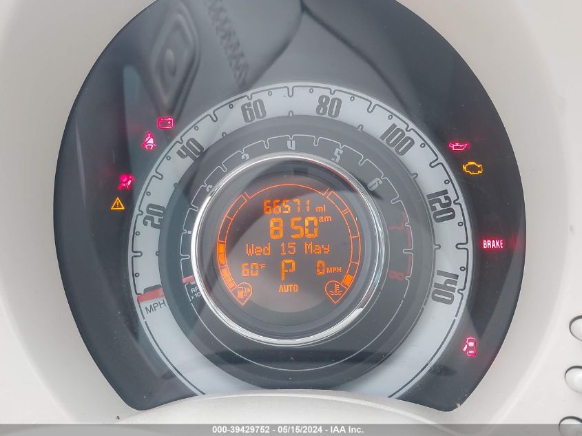 2013 Fiat 500 Pop VIN: 3C3CFFAR8DT743420 Lot: 39429752