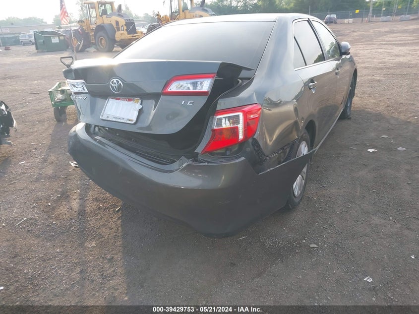 2014 Toyota Camry Le VIN: 4T1BF1FK6EU748334 Lot: 39429753