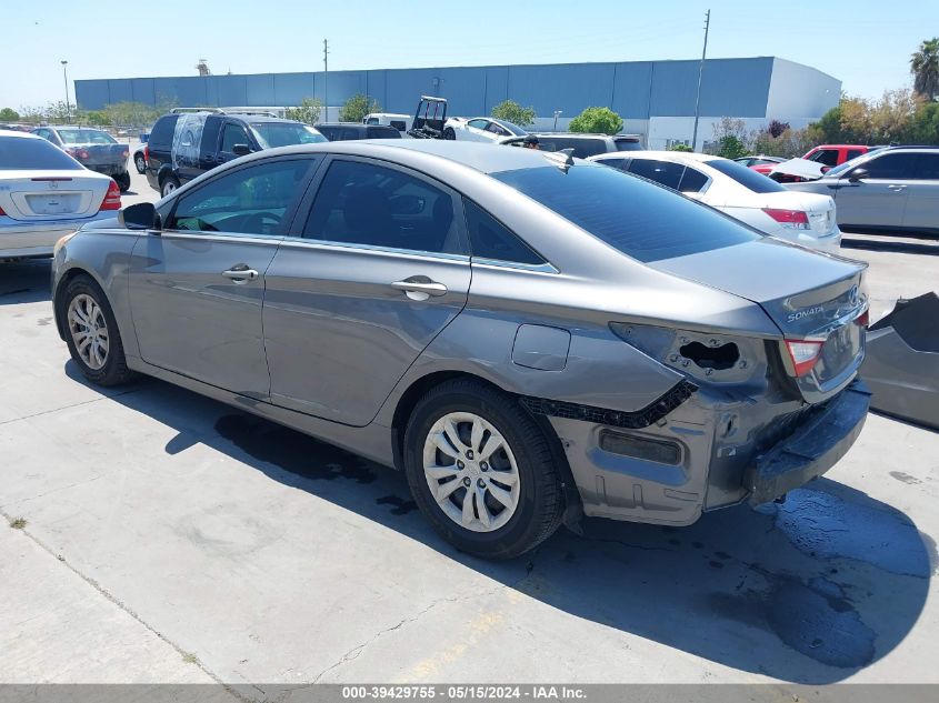 2013 Hyundai Sonata Gls VIN: 5NPEB4AC6DH544687 Lot: 39429755