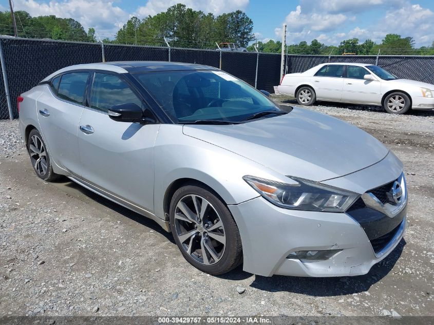 2017 Nissan Maxima 3.5 Sl VIN: 1N4AA6AP8HC407340 Lot: 39429757