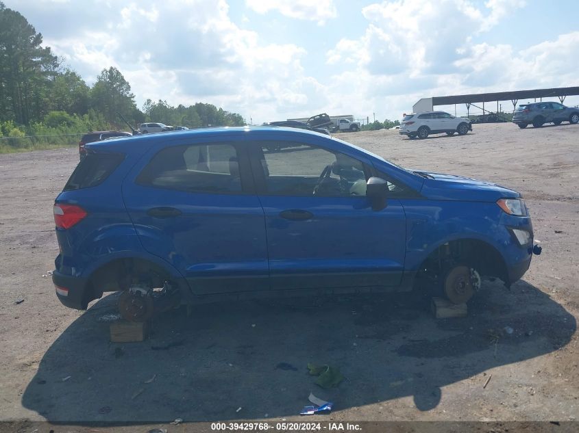 2018 Ford Ecosport S VIN: MAJ3P1REXJC172958 Lot: 39429768