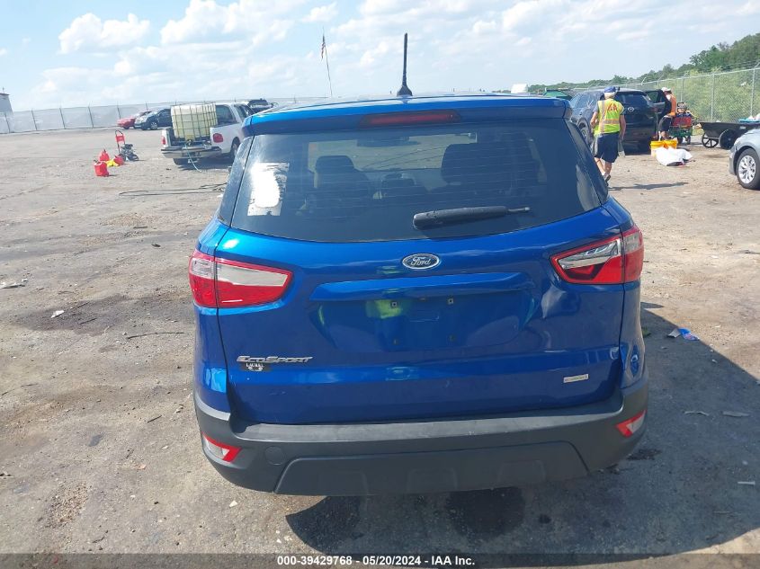 2018 Ford Ecosport S VIN: MAJ3P1REXJC172958 Lot: 39429768