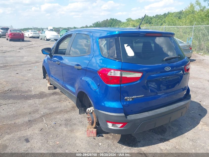 2018 Ford Ecosport S VIN: MAJ3P1REXJC172958 Lot: 39429768