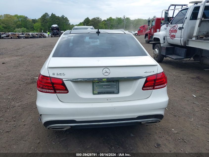 2016 Mercedes-Benz E 350 4Matic VIN: WDDHF8JB7GB196054 Lot: 39429791